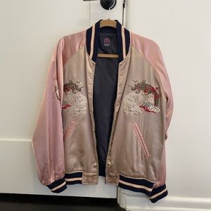 Japan silk bomber jacket - bought in Tokyo size L